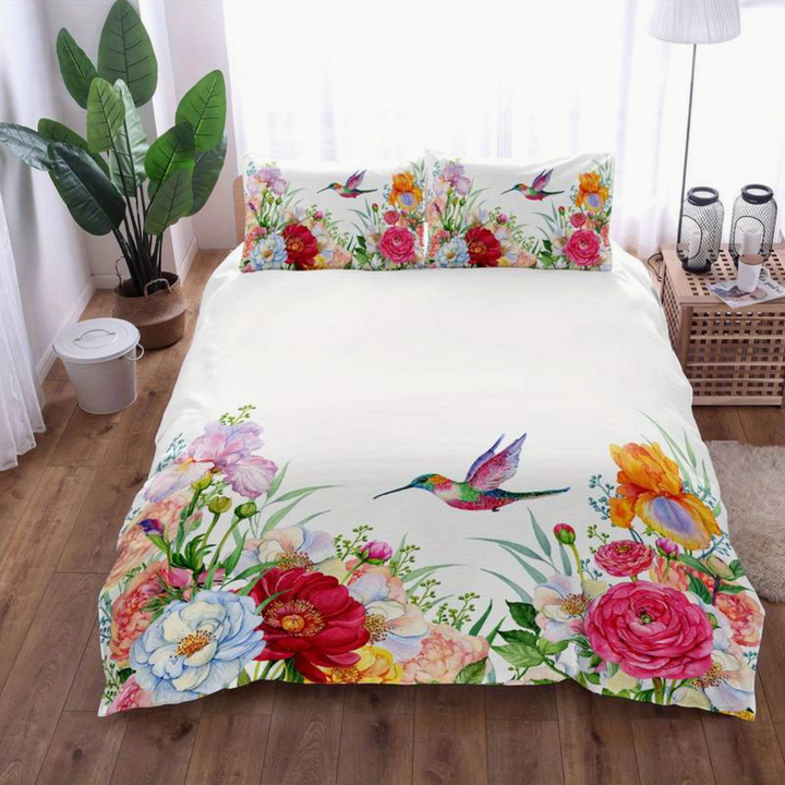 Luvikno | Fargerike Blomster Aura Duvet med Putetrekk