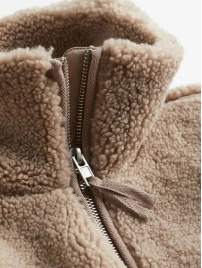 Luvik | Stilig teddy kort vest for kvinner