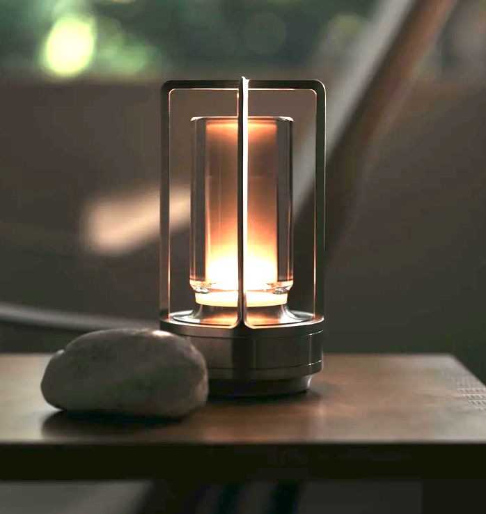 Luvikno | Oppladbar Trådløs LuxeGlow Bordlampe - Elegant Trådløs Lampe for Hver Stemning