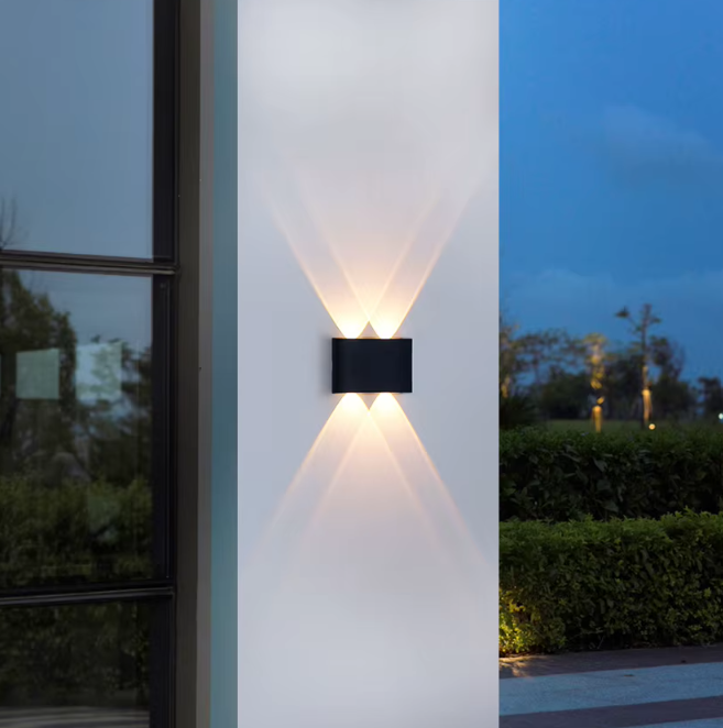 Luvikno | Moderne Innendørs Utendørs Vegglampe – Minimalistisk LED Armatur