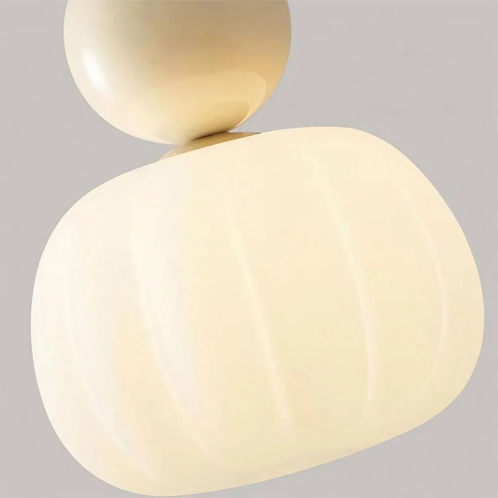 Pendant Light Art Deco Glass Moderne Tak Luvikno
