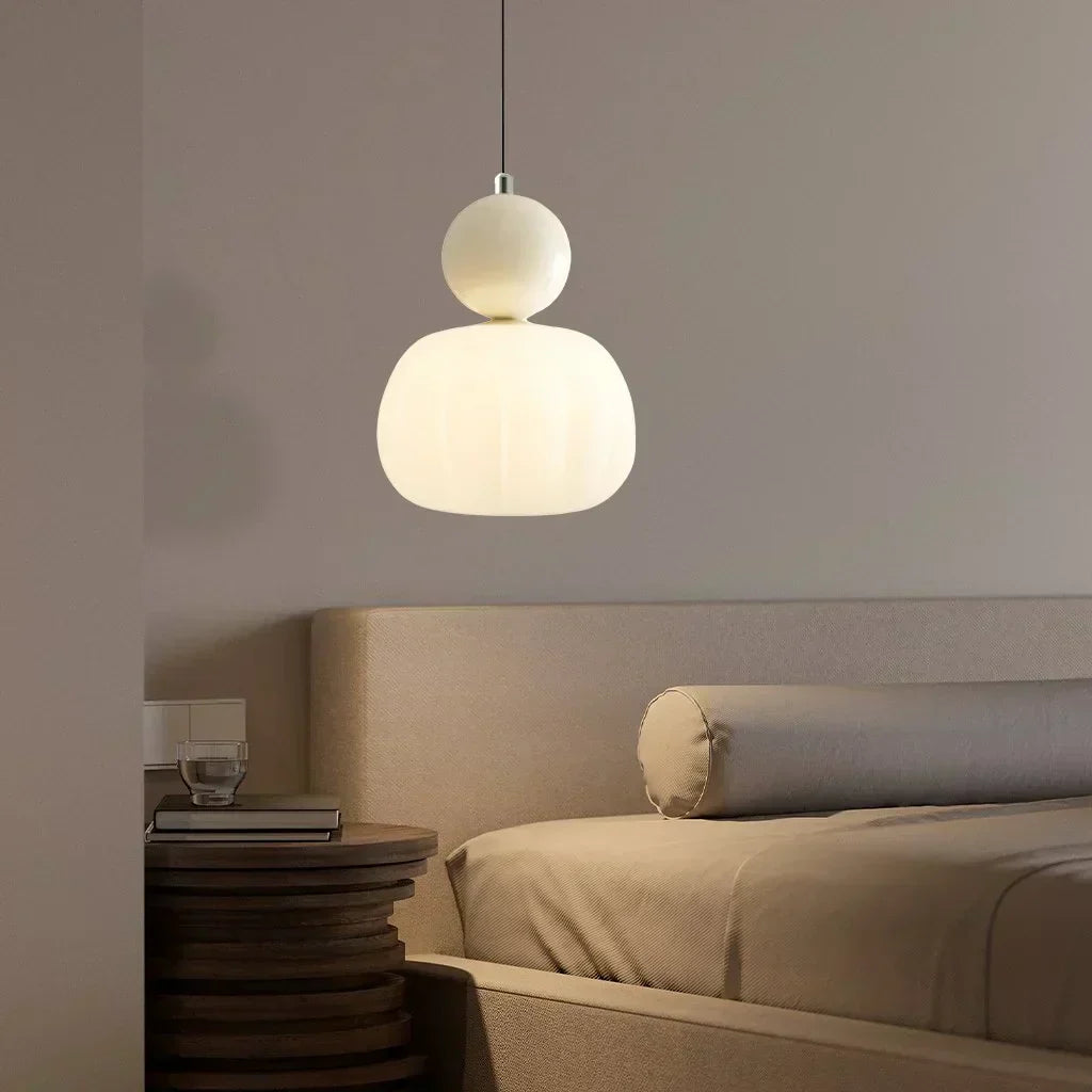 Pendant Light Art Deco Glass Moderne Tak Luvikno