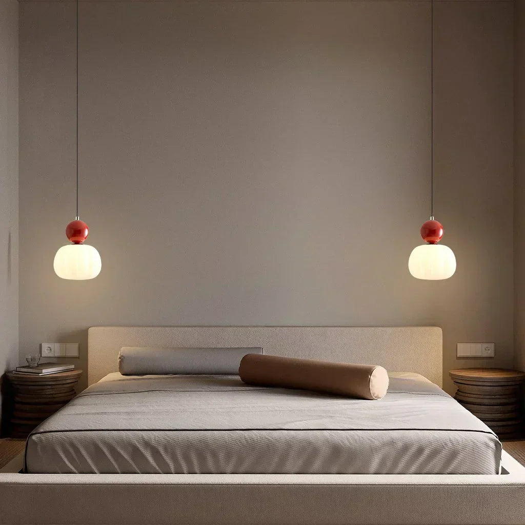 Pendant Light Art Deco Glass Moderne Tak Luvikno