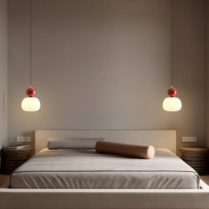Pendant Light Art Deco Glass Moderne Tak Luvikno
