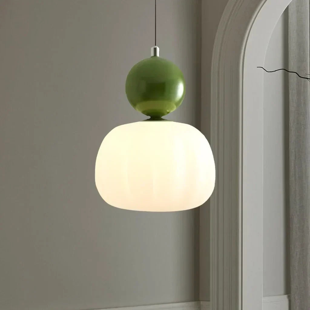 Pendant Light Art Deco Glass Moderne Tak Luvikno