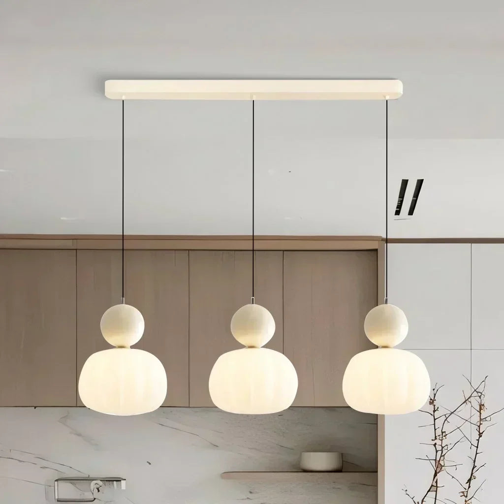 Pendant Light Art Deco Glass Moderne Tak Luvikno