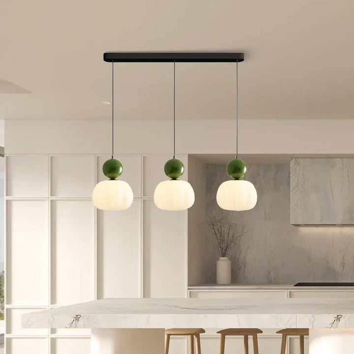 Pendant Light Art Deco Glass Moderne Tak Luvikno