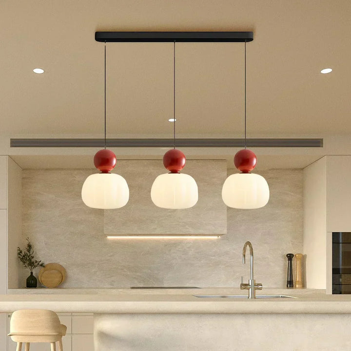 Pendant Light Art Deco Glass Moderne Tak Luvikno
