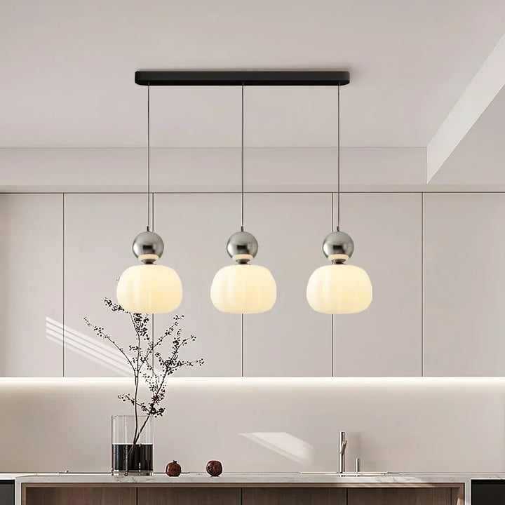 Pendant Light Art Deco Glass Moderne Tak Luvikno