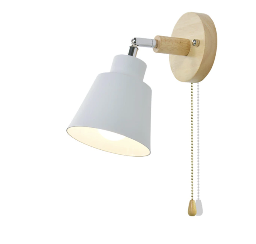 Vegglampe med trekkbryter - TwistGlow | Luvikno