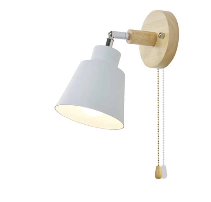 Vegglampe med trekkbryter - TwistGlow | Luvikno
