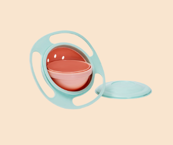 Anti Spill Bowl Magic bolle med lokk | Luvikno