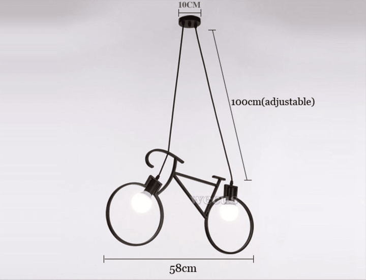 Moderne Sykkel Nordisk Stil Dropplampe Kransekake | Luvikno