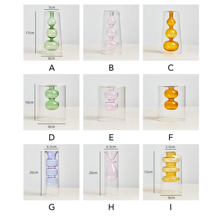 Bubbly Glass Vaser | Luvikno