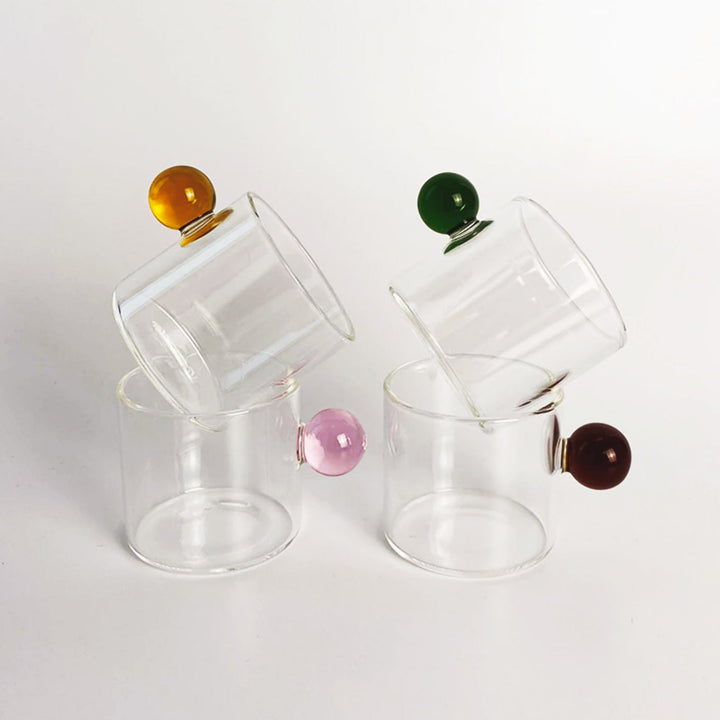 Globe Håndtak Glass Espresso Kopp | Luvikno