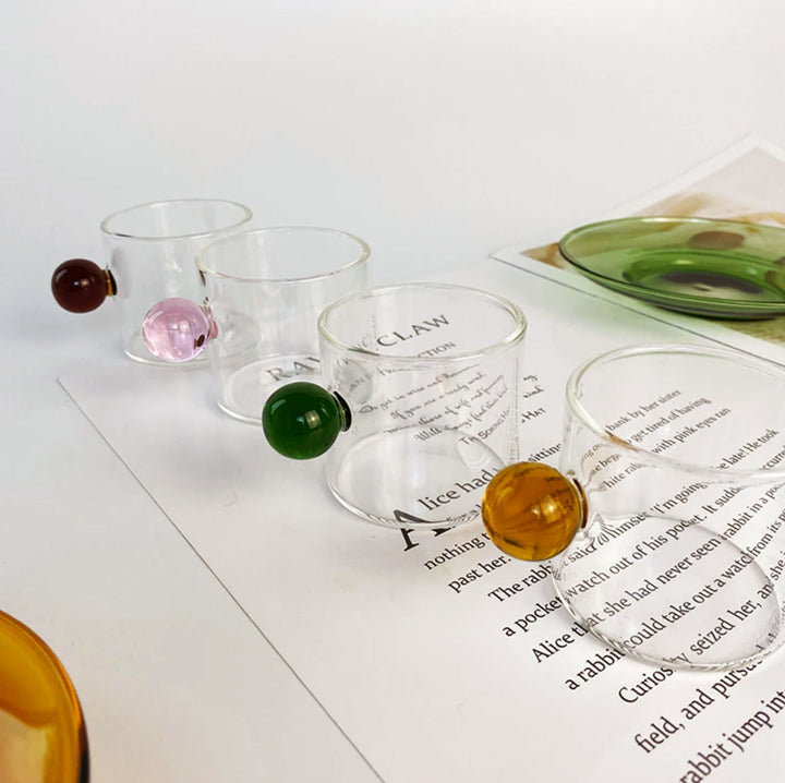 Globe Håndtak Glass Espresso Kopp | Luvikno