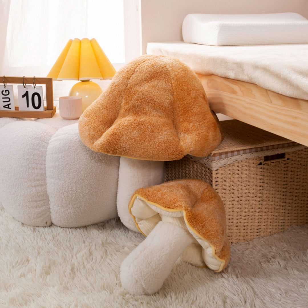 Fluffy Mushroom Cushion | Luvikno