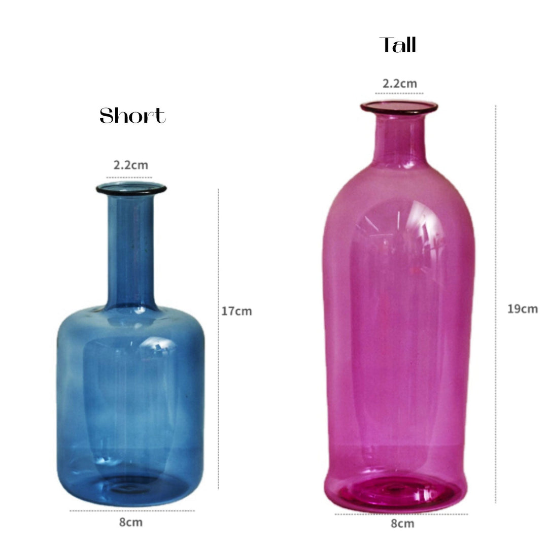 Fargerik Bud Glass Vase | Luvikno