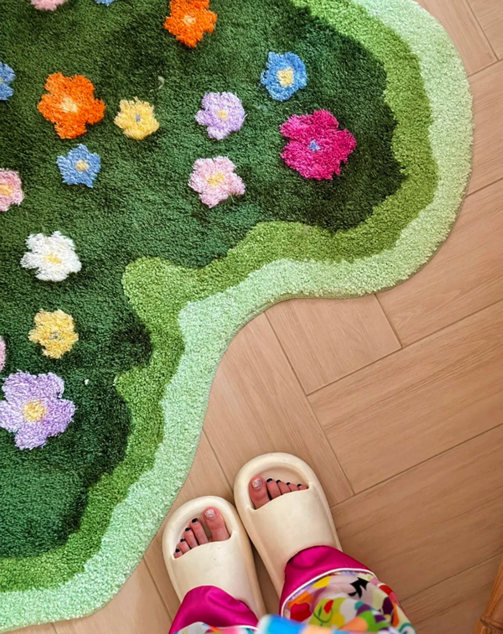 Moss og Floral Hage Teppe | Luvikno