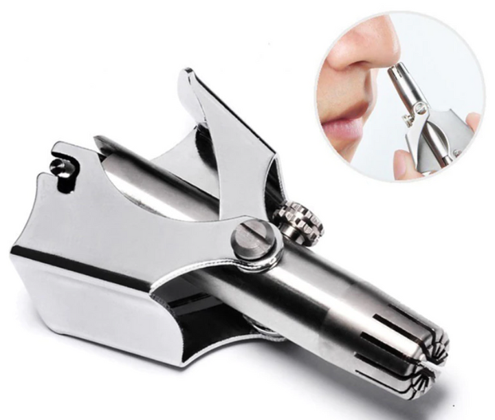 Rustfritt stål nesehårtrimmer for perfekt pleie Luvikno