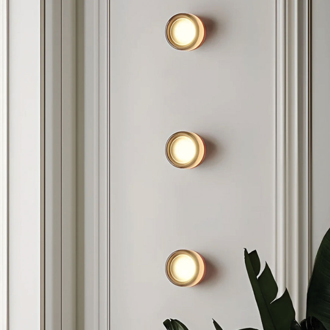 DimpleWall – Elegant LED Vegglampe for Atmosfærisk Belysning Luvikno
