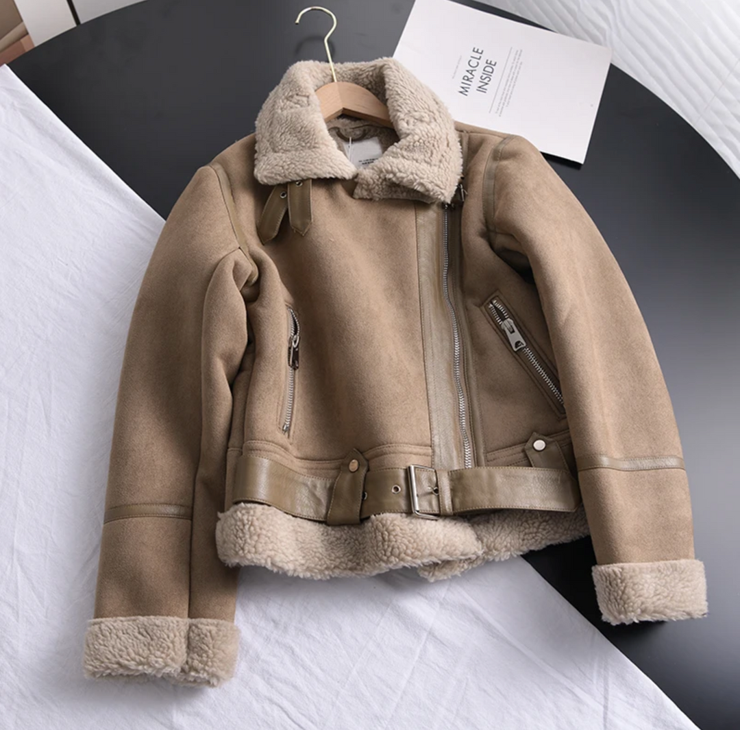 Luvik | Sherpa-Fleece-Bomberjakke