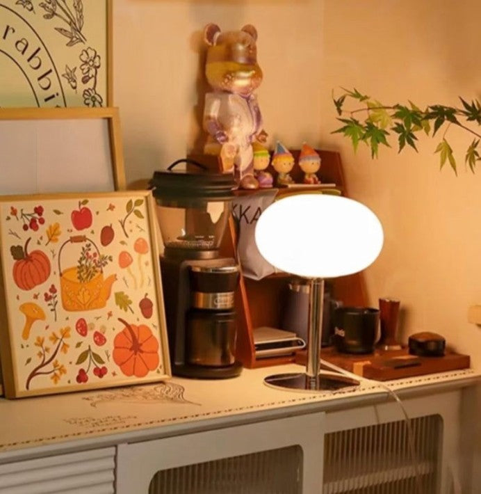 BetoverLicht – Elegant Beige LED Lampe for Atmosfærisk Belysning Luvikno
