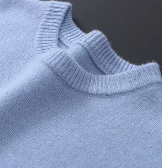 Luvik | LÄMMIN MOHAIR NEULE - SININEN