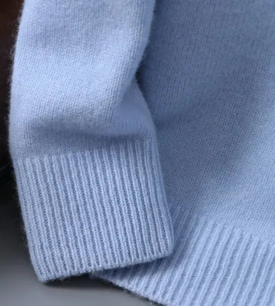 Luvik | LÄMMIN MOHAIR NEULE - SININEN