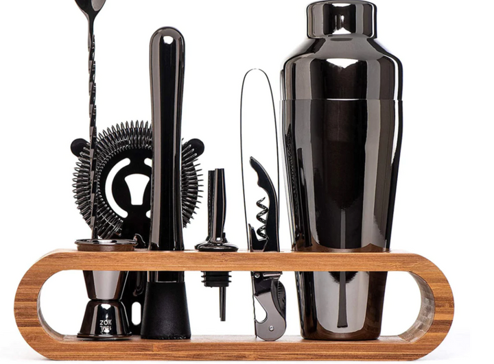 Stirré Elite Cocktail Set – Luksuriøs Metallisk Bar Kit Nødvendigheter | Luvikno