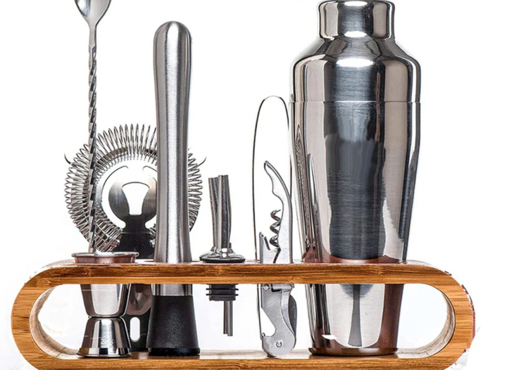 Stirré Elite Cocktail Set – Luksuriøs Metallisk Bar Kit Nødvendigheter | Luvikno