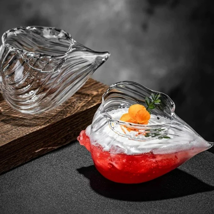 Conch Shell Glass 2-delt sett Luvikno