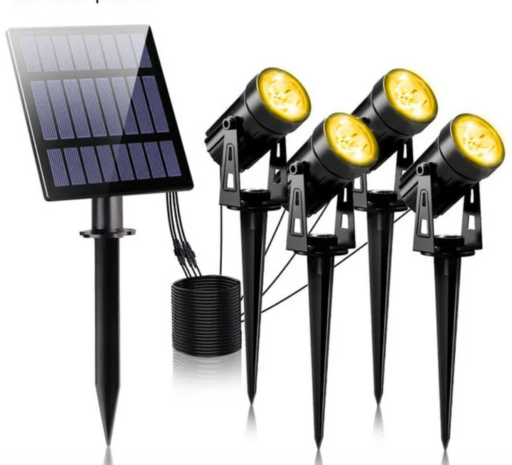 Solar Spotlights 5-delt sett Luvikno