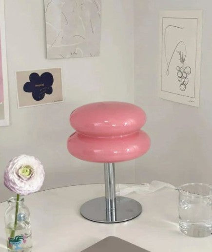 LueurRose – Retro Bordlampe med Dimmer LED og USB Luvikno