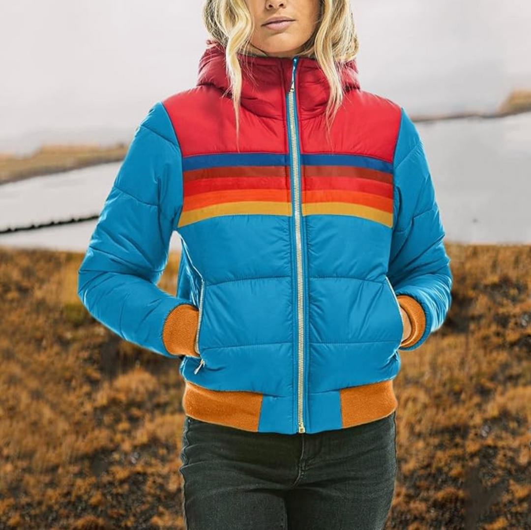 Luvik | Sateenkaareno Retro isolert jakke