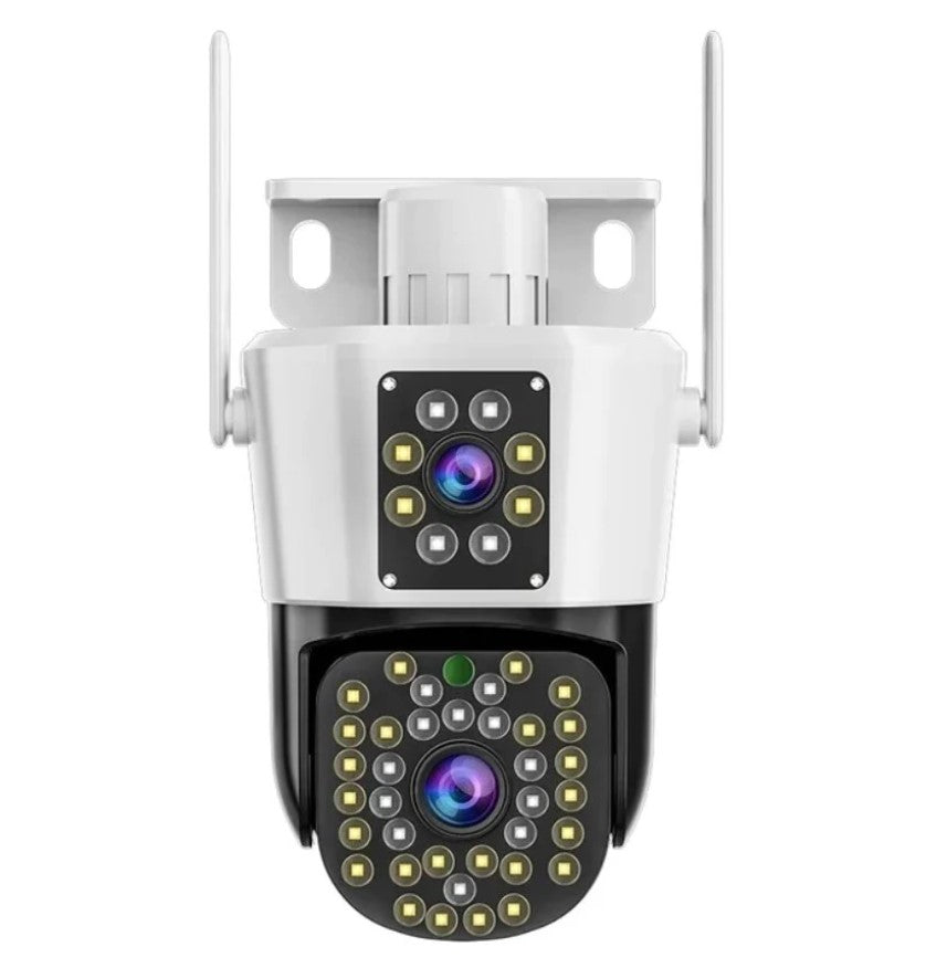 DualGuard Max 2-Pack – 360° Sikkerhetskamera Sett med Nattvisjon | Luvikno