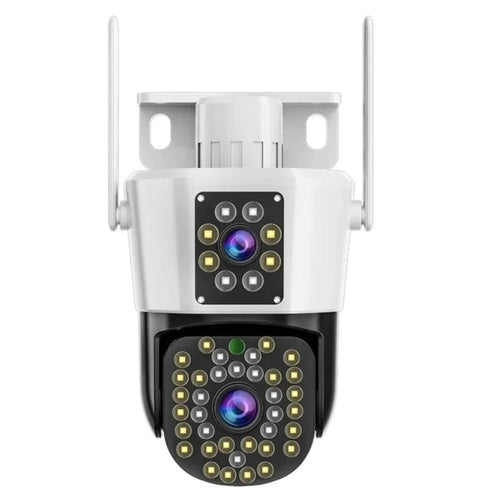 DualGuard Max 2-Pack – 360° Sikkerhetskamera Sett med Nattvisjon | Luvikno