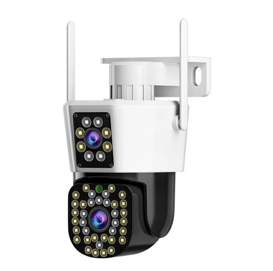 DualGuard Max 2-Pack – 360° Sikkerhetskamera Sett med Nattvisjon | Luvikno