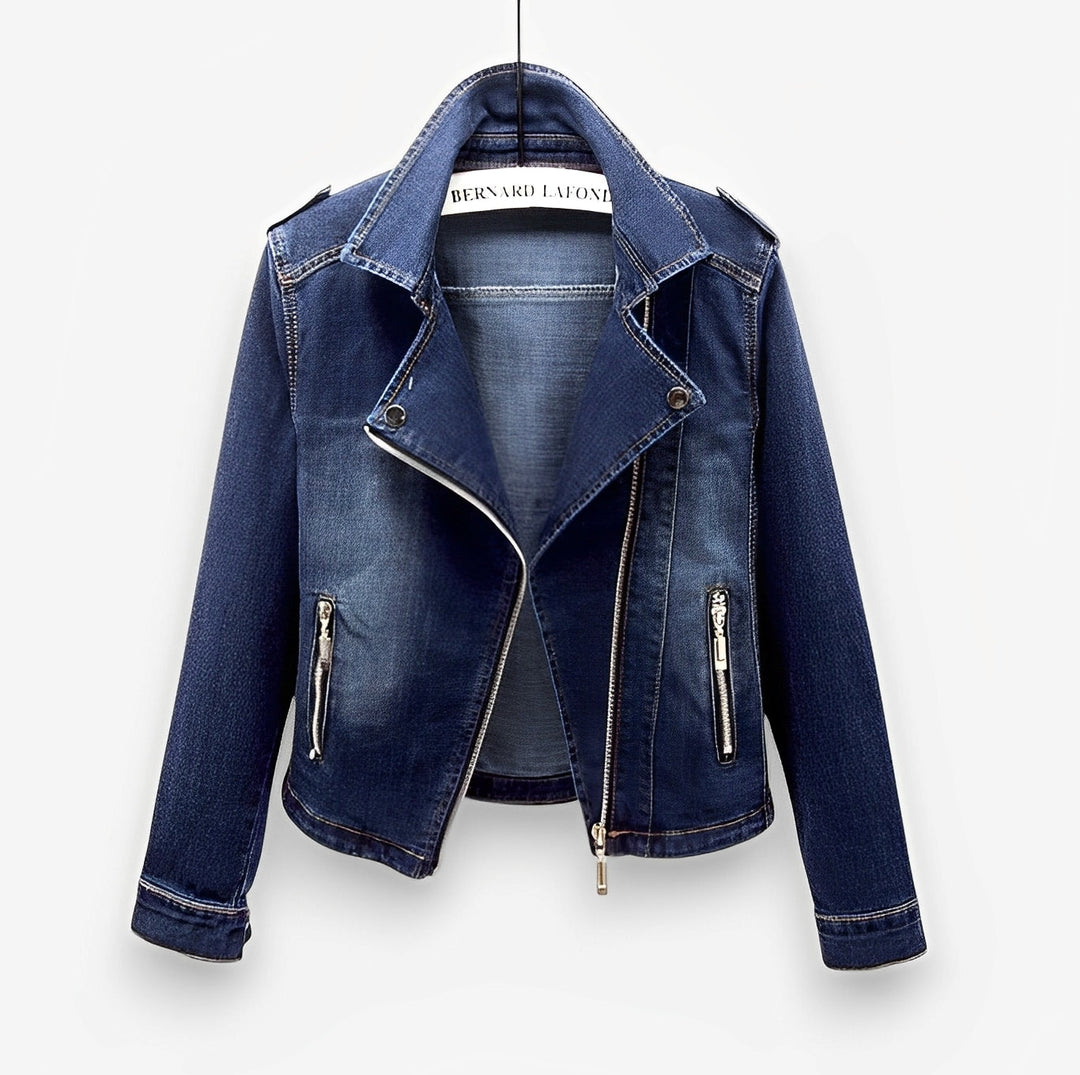 Luvik | Puku Kaulus Stretch Denim Takki