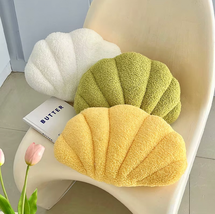 Pastell Shell Pute – Fluffy Bouclé Plush Putekledd | Luvikno