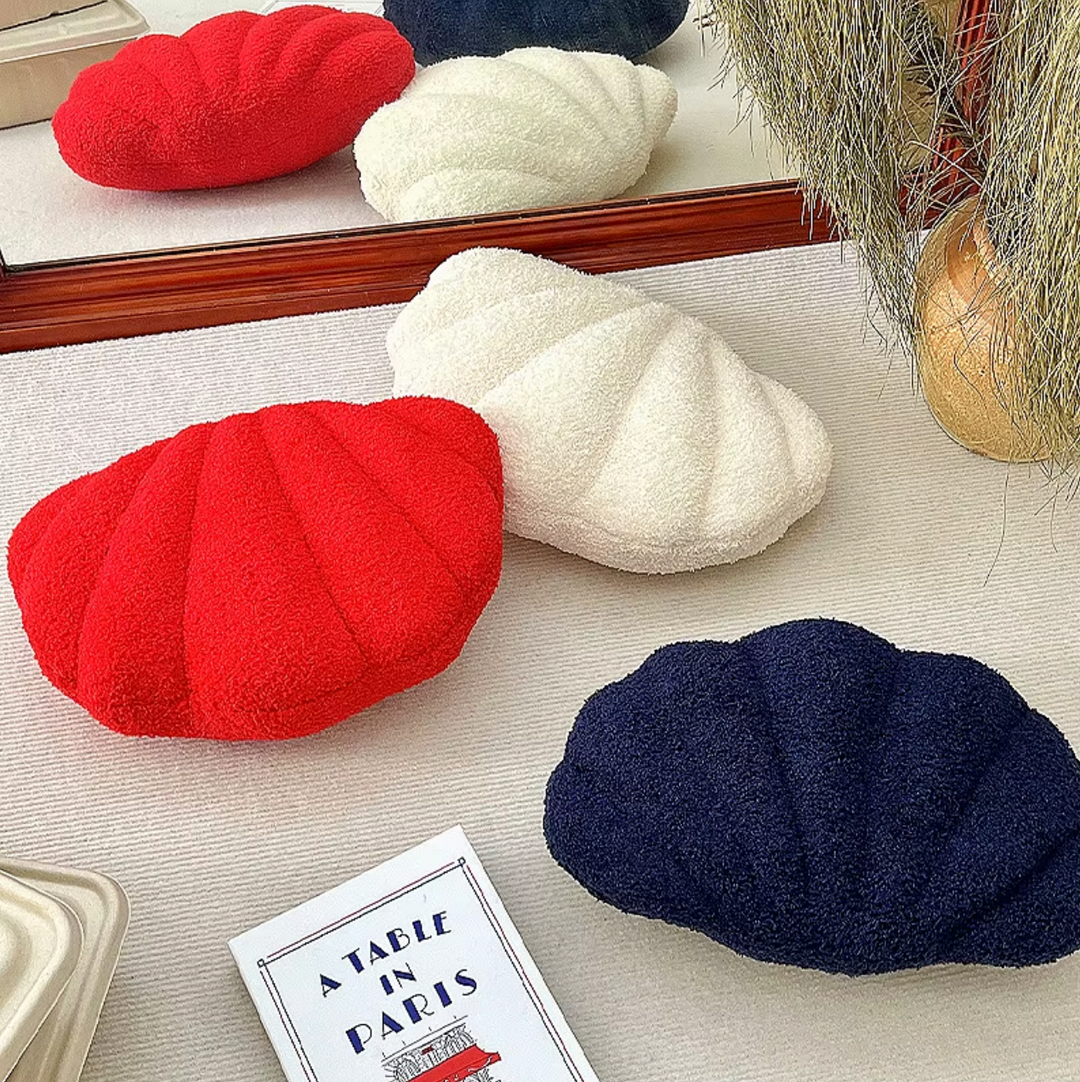 Pastell Shell Pute – Fluffy Bouclé Plush Putekledd | Luvikno