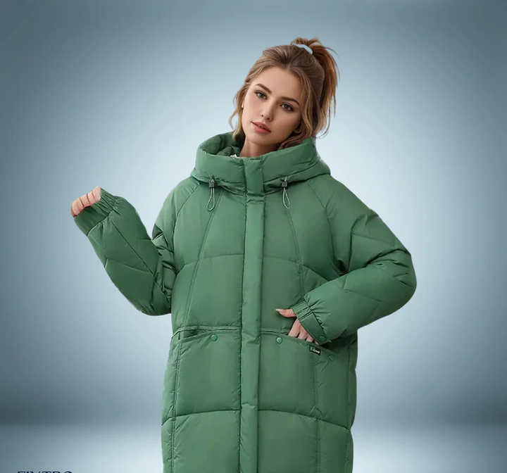 Luvik | Trendy vinterjakke i grå