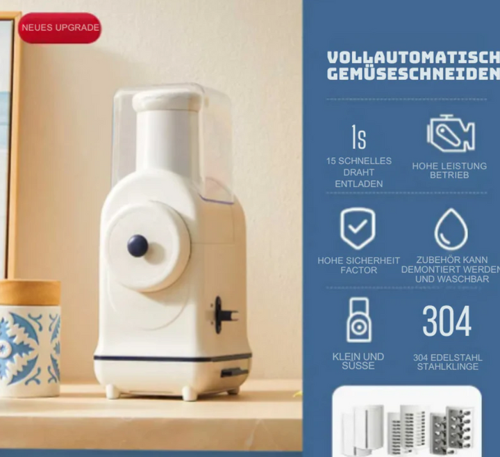 Elektrisk Grønnsaksskjærer | Rask & Effektiv Matpreparering | Luvikno