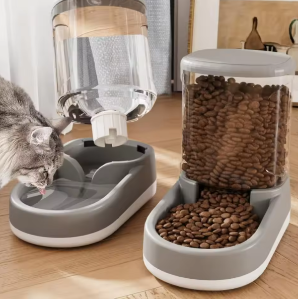 PawFill Fôr- og Vannbeholder Set automatisk | Luvikno