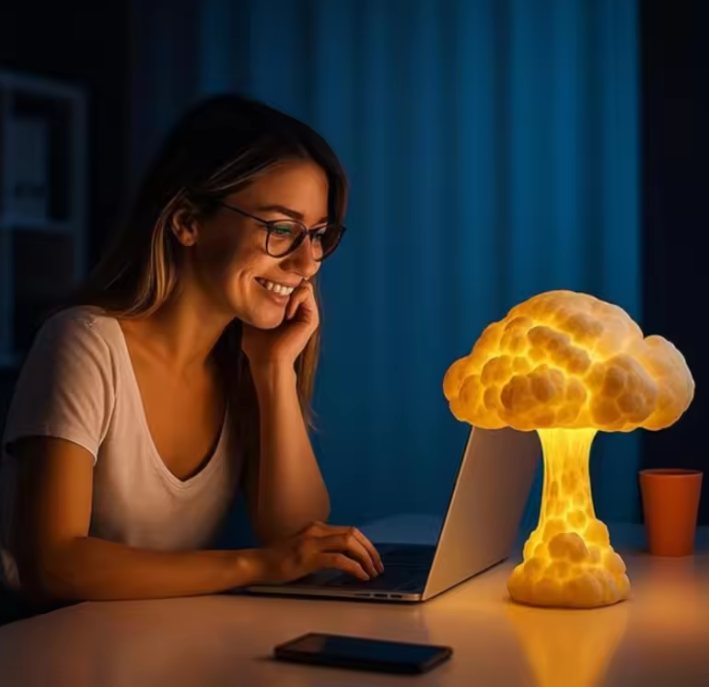 Sopp lampe LED Varm hvit bordlampe | Luvikno
