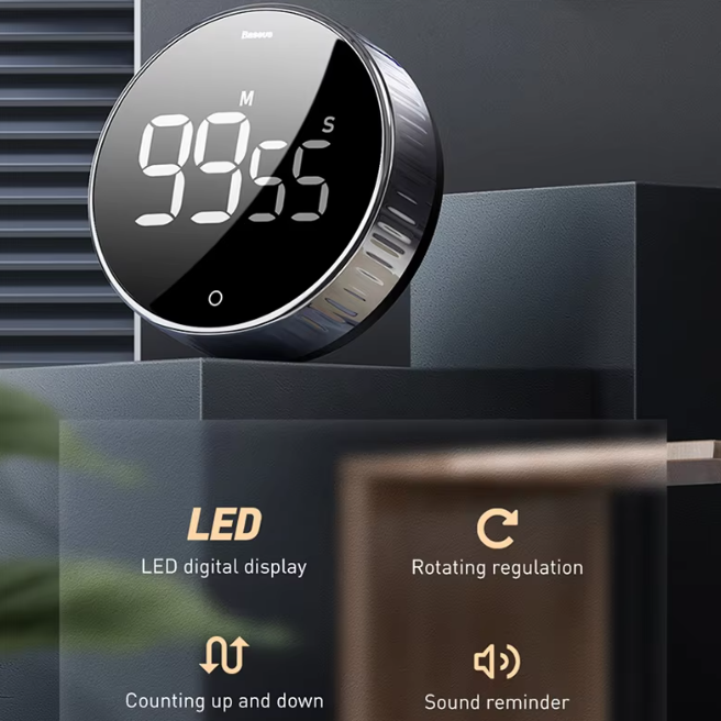 Digital Magnetisk Kjøkken Timer 99 Minutter | Luvikno