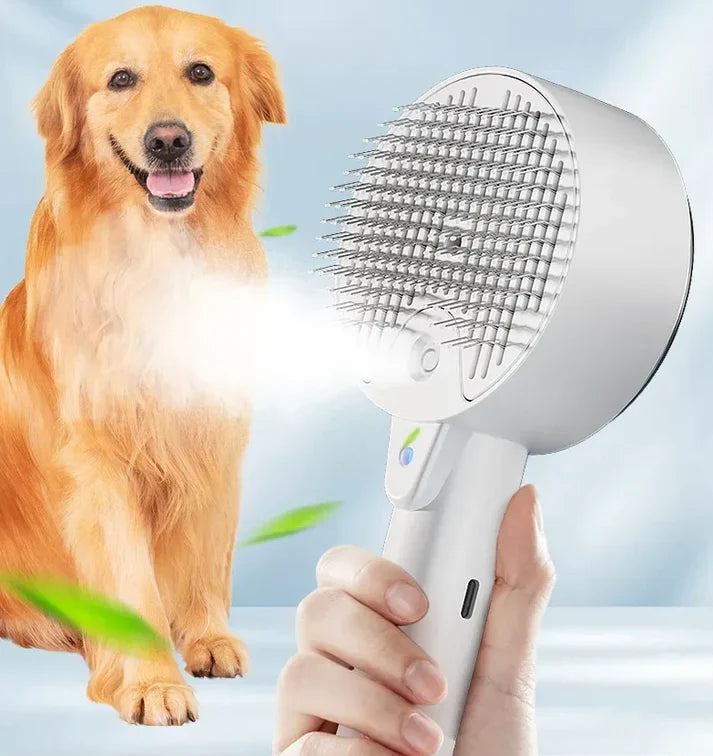 3-i-1 Elektrisk Spray Massasje Kam for Grooming Hunder & Katter Luvikno