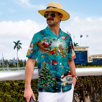 Luvik | Isännöinti Hyvää Joulua Hawaii-paita, ainutlaatuinen lahja jouluun