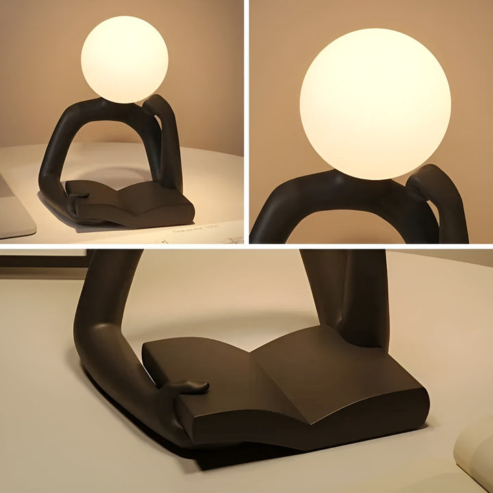 Luvikno | LuxLume Raffinert Designer Bordlampe – Moderne Kunst med Atmosfærisk Belysning
