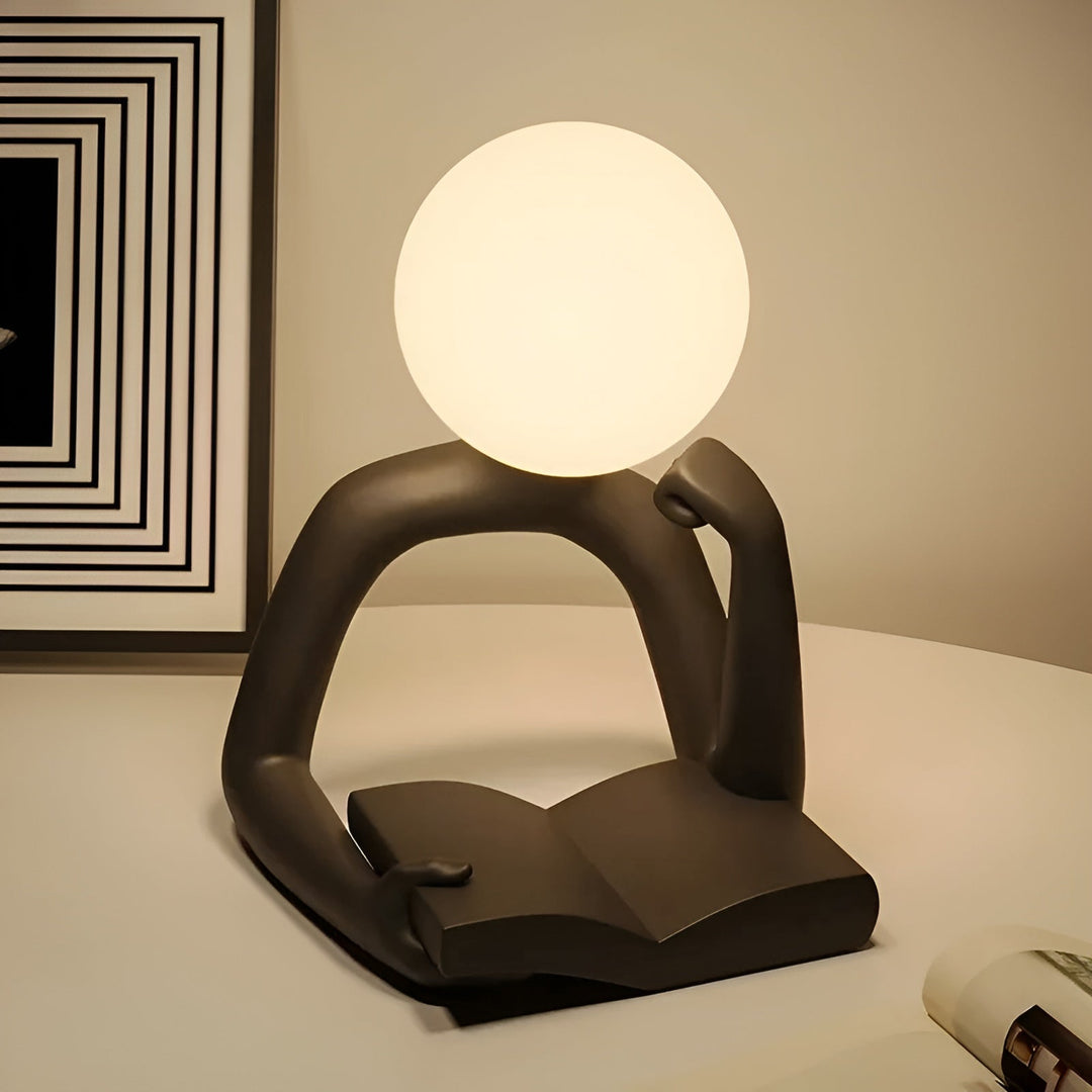 Luvikno | LuxLume Raffinert Designer Bordlampe – Moderne Kunst med Atmosfærisk Belysning